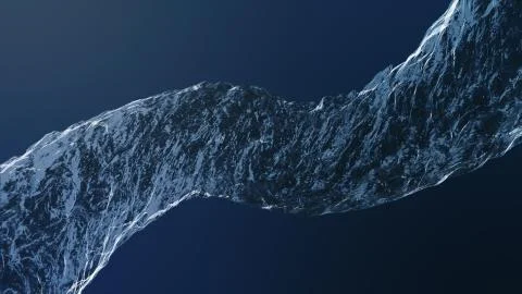 Stream of water Stock Illustration