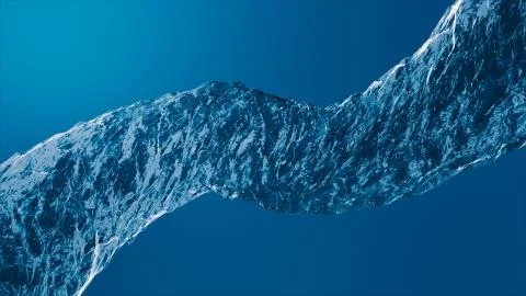 Stream of water Stock Illustration