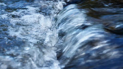 Stream of Water in Nature. Stock Footage 40339421