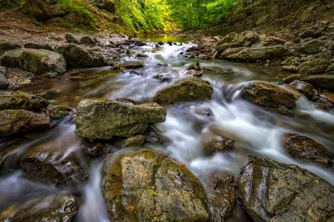 Stream water Stock Photos
