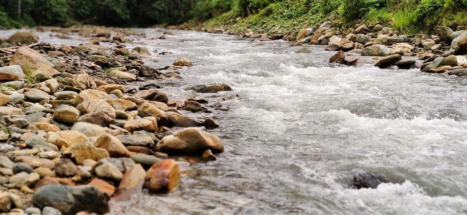 Stream of water Stock Photos