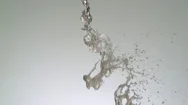 Stream Of Water Pours Down Stock Footage
