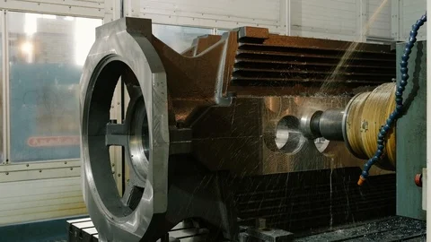 A stream of water pours onto the grinder. Stock Footage 101683269