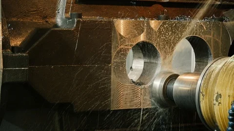 A Stream Of Water Pours Onto The Grinder Stock Footage 101683390