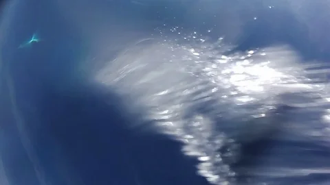 Stream of water at sky background 2 Stock Footage 82494676