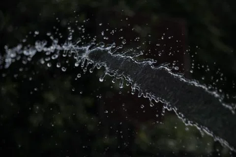 The stream of water in slow motion Stock Photos