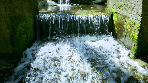 Stream water with sound Stock Footage 39153450