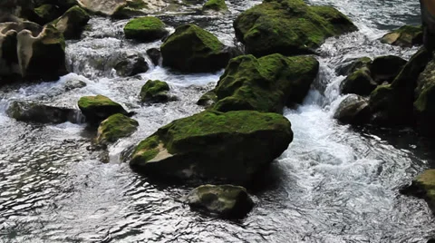 Stream waterfall Stock Footage 32168936