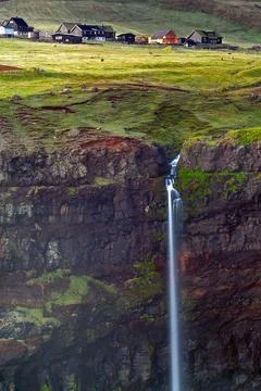 A stream waterfall Foto stock