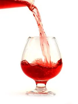 A stream of wine Stock Photos