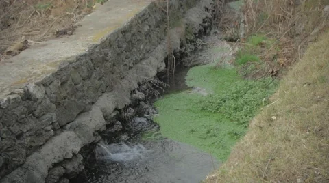 Stream in Winter Stock Footage 58928894