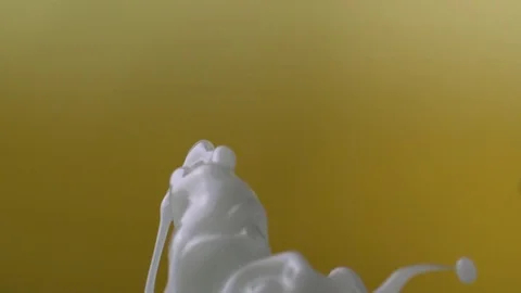  Stream of yogurt Stock Footage 81798277