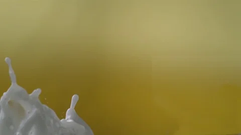   Stream of yogurt Stock Footage 81798436