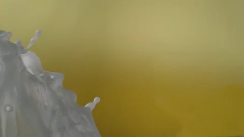  Stream of yogurt Stock Footage 81798592