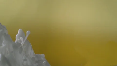  Stream of yogurt Stock Footage 81798656