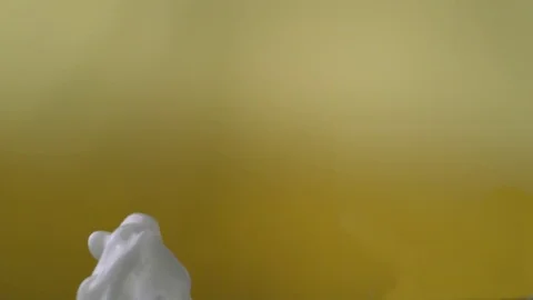  Stream of yogurt Stock Footage 81799352