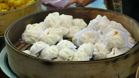 Streamed buns Stock Footage 104846764