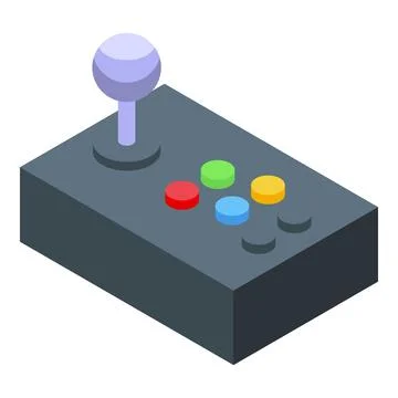 Streamer gaming using modern joystick controller for playing Illustrazione stock