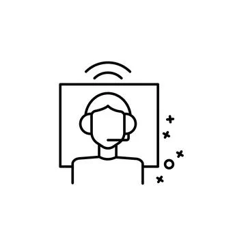 Streamer speak shooting icon. Element of quit smoking icon Stock-Illustration