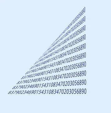 Streaming-binary-code-abstract-background Stock Illustration