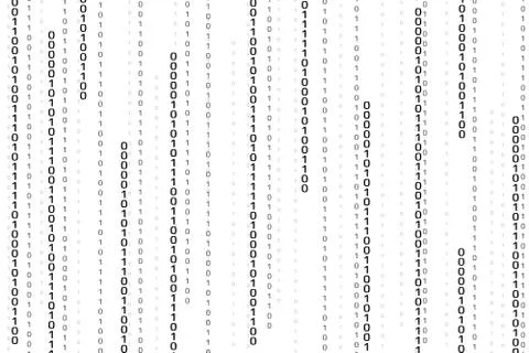 Streaming binary code background Stock Illustration