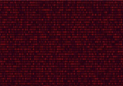 Streaming binary code background. イラスト素材