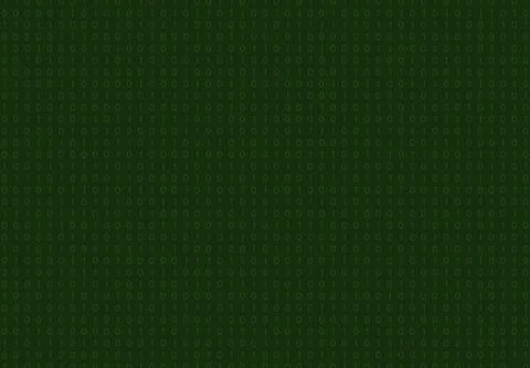 Streaming binary code background vector illustration. Data matrix Stock Illustration