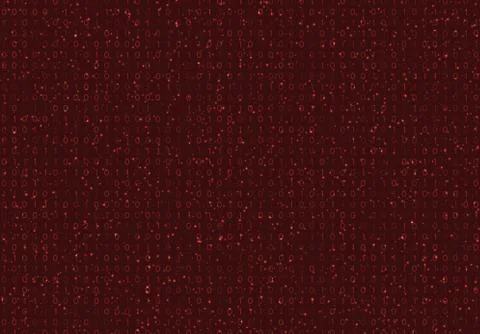 Streaming binary code background vector illustration. Data matrix Stock Illustration