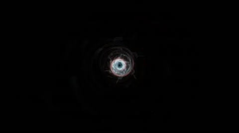 Streaming circular digital interface / Interaction moment Stock Footage 62232309