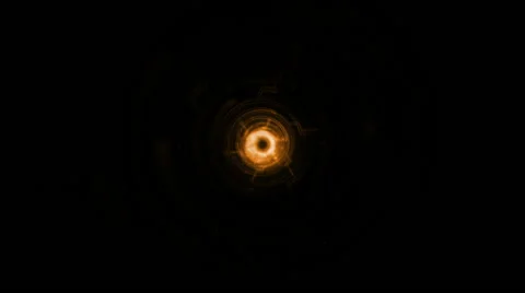 Streaming circular digital interface / Interaction moment Stock Footage 62232349