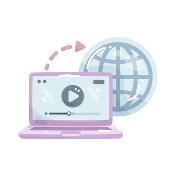 Streaming connection イラスト素材