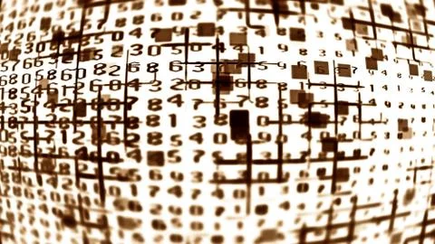 Streaming Data Abstraction Illustrazione stock