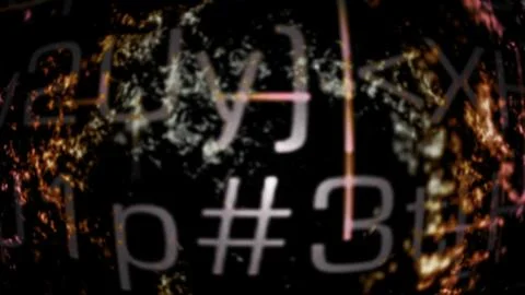 Streaming Data Abstraction Illustrazione stock