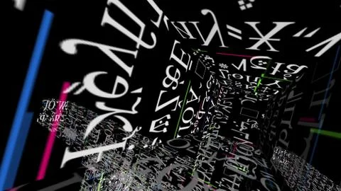 Streaming Data Abstraction 스톡 일러스트