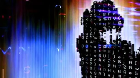 Streaming Data Abstraction 스톡 일러스트