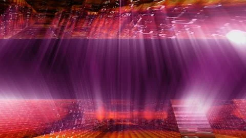 Streaming Data Abstraction Illustrazione stock