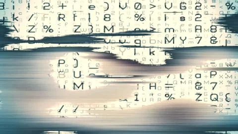 Streaming Data Abstraction Illustrazione stock