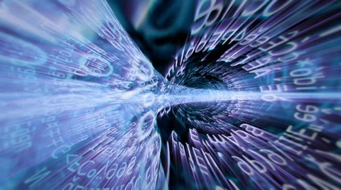 Streaming Data, Data Storm 0518 - HD Stock Footage