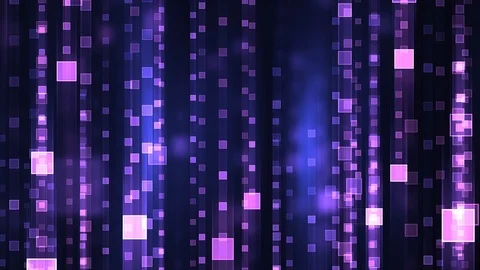Streaming Data Matrix Stock Footage 92338463