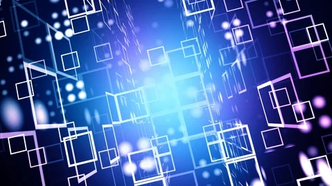 Streaming Data Motion Stock Footage 91055719