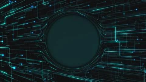 Streaming Data Nodes Technology Background with Copy Space Stock Footage 328312265