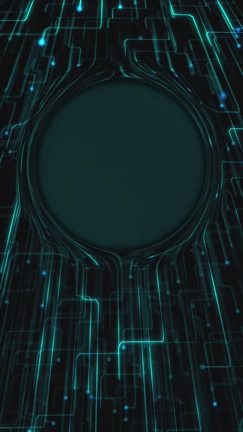 Streaming Data Nodes Technology Background with Copy Space Stock Footage 328312266