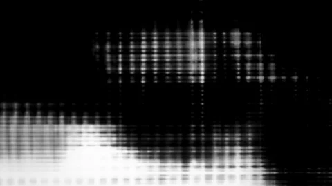 Streaming Device Screen Pixels Fluctuate with Video Motion Stock Footage 104148769