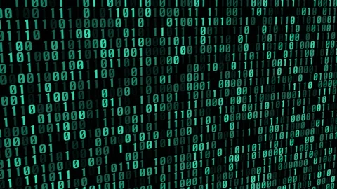 Streaming digital data computer algorithm Stock Footage 160620939