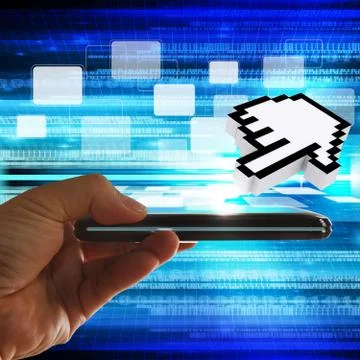 Streaming internet Stock Illustration