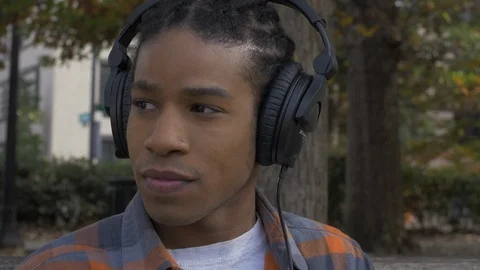 Streaming Music from iPhone Stock Footage 121385374