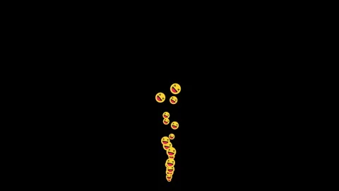 Streaming Reaction Emojis Floating Up Live Effect Loop. 库存影片 336483663