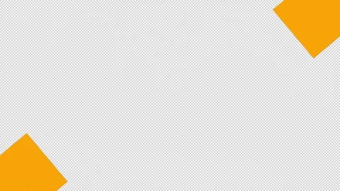 Streaming screen transition orange Video stock 231277878