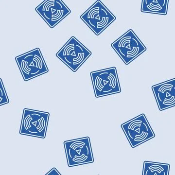 Streaming service app auto tainment glyph seamless pattern Stock Illustration