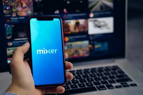 Streaming service Mixer App 写真素材